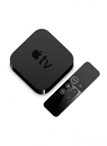 4K TV Box With Remote Black