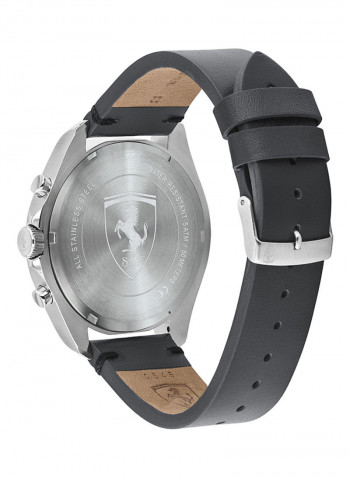 Men's Leather Analog Wrist Watch 830753
