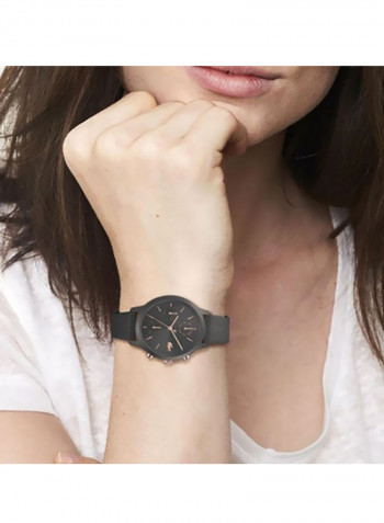 Women's Leather Analog Wrist Watch 2001153