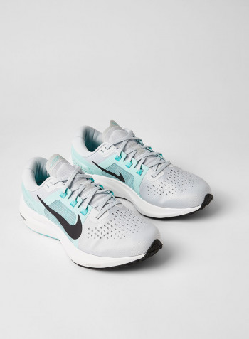 Zoom Vomero 15 Running Shoes PURE PLATINUM/OIL GREY-LT DEW-AURORA GRE