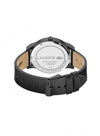 Men's Leather Analog Wrist Watch 2011097