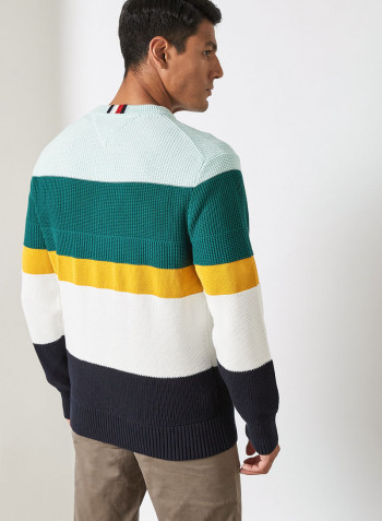 Colourblock Sweater Oxygen