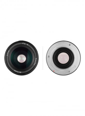 F2.0 Wide Angle Manual Focus Prime Lens Black/White