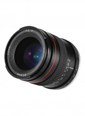 F2.0 Wide Angle Manual Focus Prime Lens Black/White