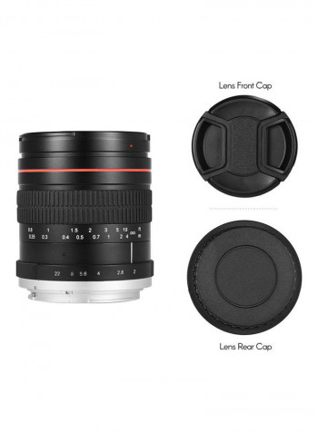 F2.0 Wide Angle Manual Focus Prime Lens Black/White