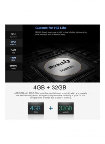 Android Set Top Box Z28 PRO Black