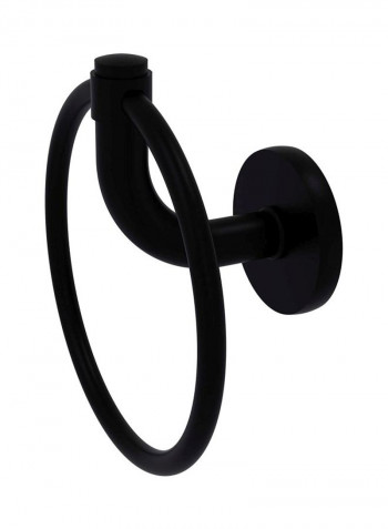 Remi Collection Towel Ring Black 3.4x6x6inch