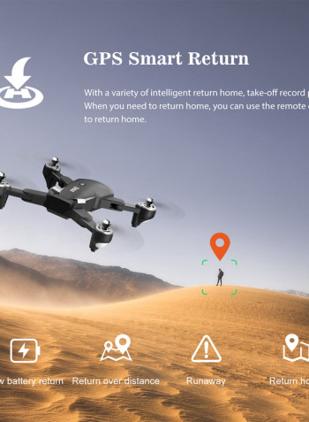KK7 Pro RC Drone With Dual Camera 6K 5G Wifi GPS Foldable Optical Flow Positioning Quadcopter Bag Included 27*8.5*20cm