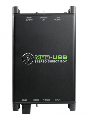 MDB-USB Stereo DI Box MDB-USB Black