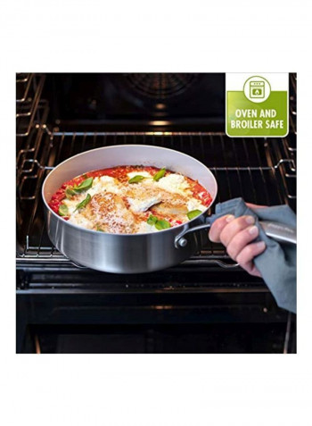 2-Piece Frypan Set Light Grey