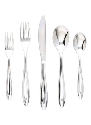 42-Piece Flatware Place Setting Silver