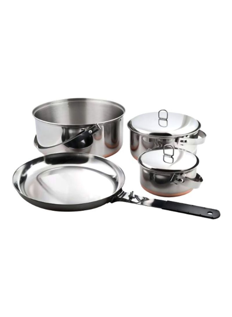6-Piece Stainless Steel Cookset Silver