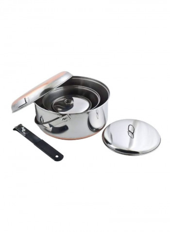 6-Piece Stainless Steel Cookset Silver