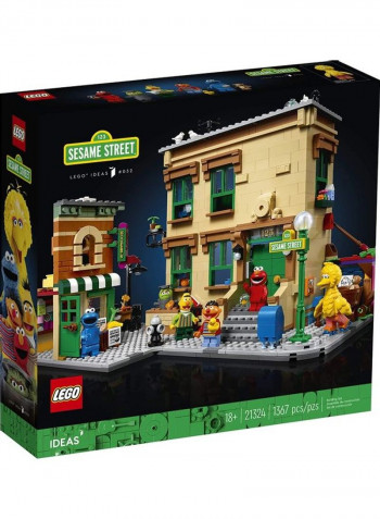 1367-Piece 123 Sesame Street Building Set