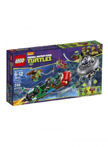 286-Piece Ninja Turtles T-Rawket Sky Strike Building Toys Set