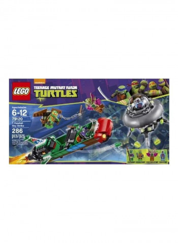 286-Piece Ninja Turtles T-Rawket Sky Strike Building Toys Set
