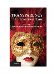Transparency In International Law Hardcover