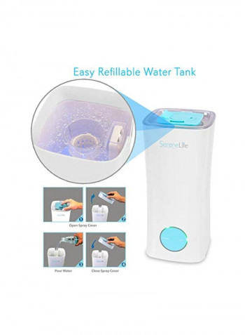 Ultrasonic Humidifier 2.5L PSLHUM30 White/Blue