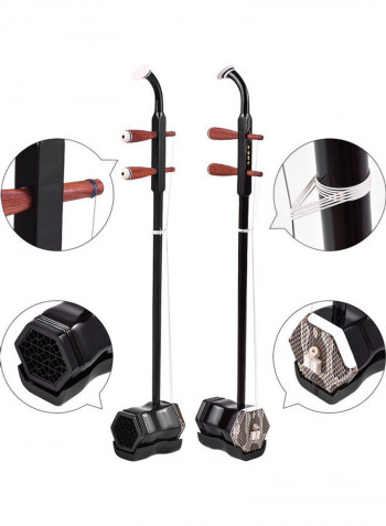 2-String Violin Fiddle Stringed Musical Instrument Set