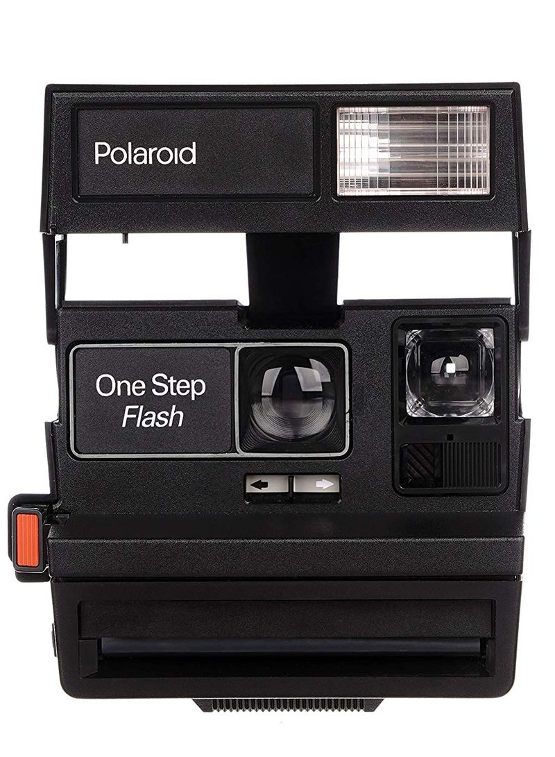 One Step Flash Instant Film Camera Black
