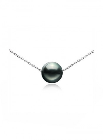 925 Sterling Silver Chain Necklace With Pearl