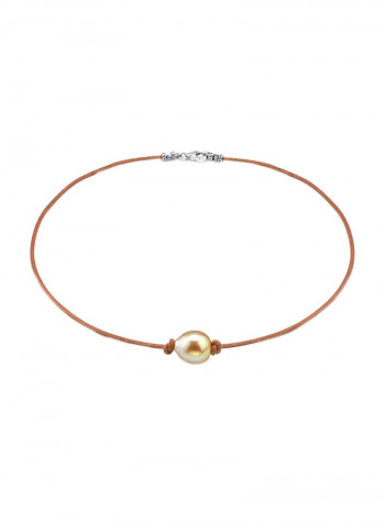 925 Sterling Silver Cultured Pearl Choker Necklace