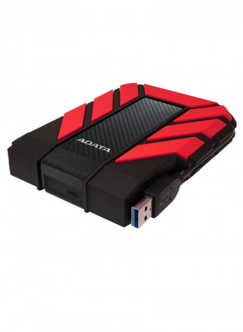Anti-Shock HDD Portable External Hard Drive Red/Black