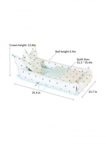 Crown Designed Portable Crib