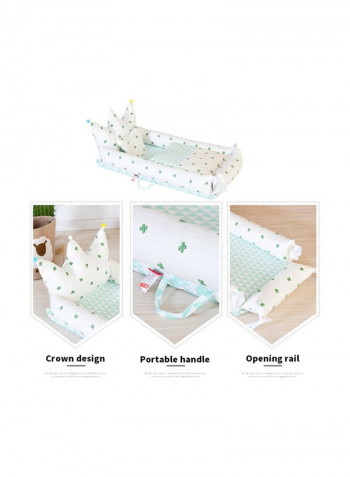 Crown Designed Portable Crib