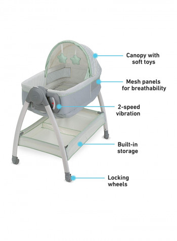 Dream Suite Basket - White/Green/Grey