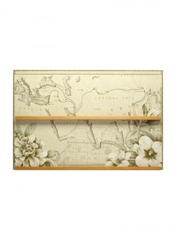 Quinsai Garden Wall Serveware Plate Beige/Grey/Brown 930x620x57millimeter