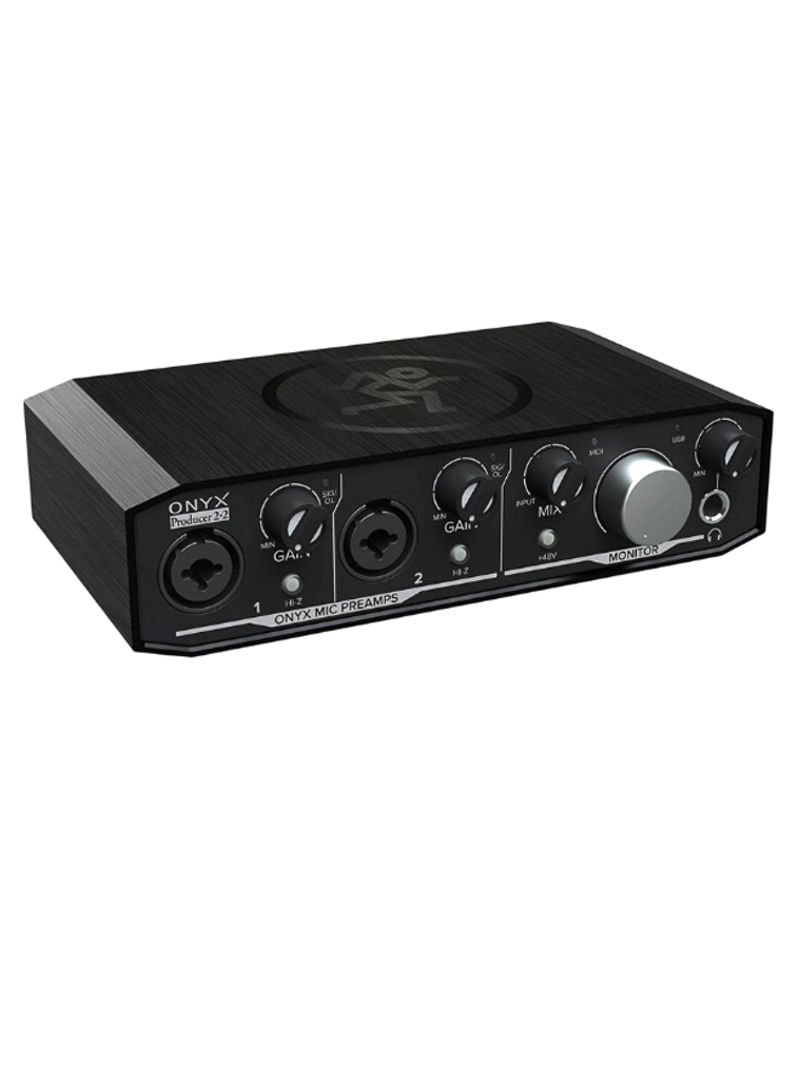 USB Audio Interface With MIDI Onyx Producer 2•2 Black