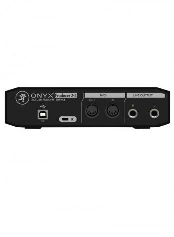 USB Audio Interface With MIDI Onyx Producer 2•2 Black