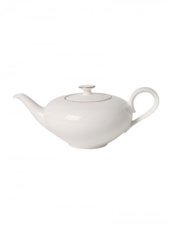 Anmut Rosewood Teapot White/Gold 204x204x115millimeter