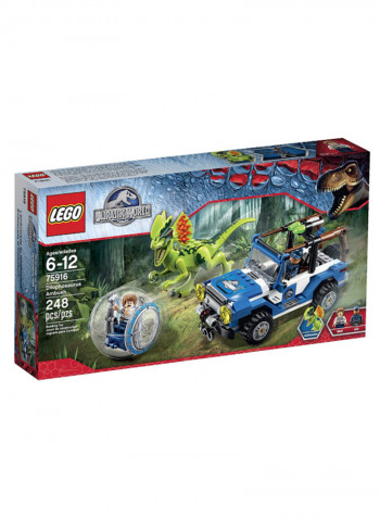 248-Piece Jurassic World Dilophosaurus Ambush Building Set 75916