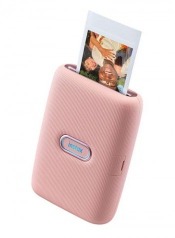 Instax Mini Link Smartphone Printer With Film Sheet Dusky Pink