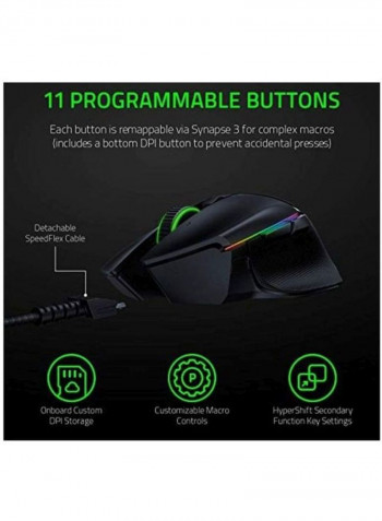 Basilisk Ultimate Hyper Speed Wireless Gaming Mouse with Charging Dock