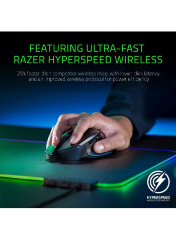 Basilisk Ultimate Hyper Speed Wireless Gaming Mouse with Charging Dock