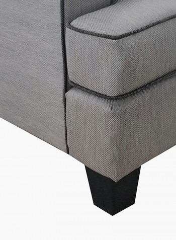 Burcham Standard Back One Seater Sofa Grey