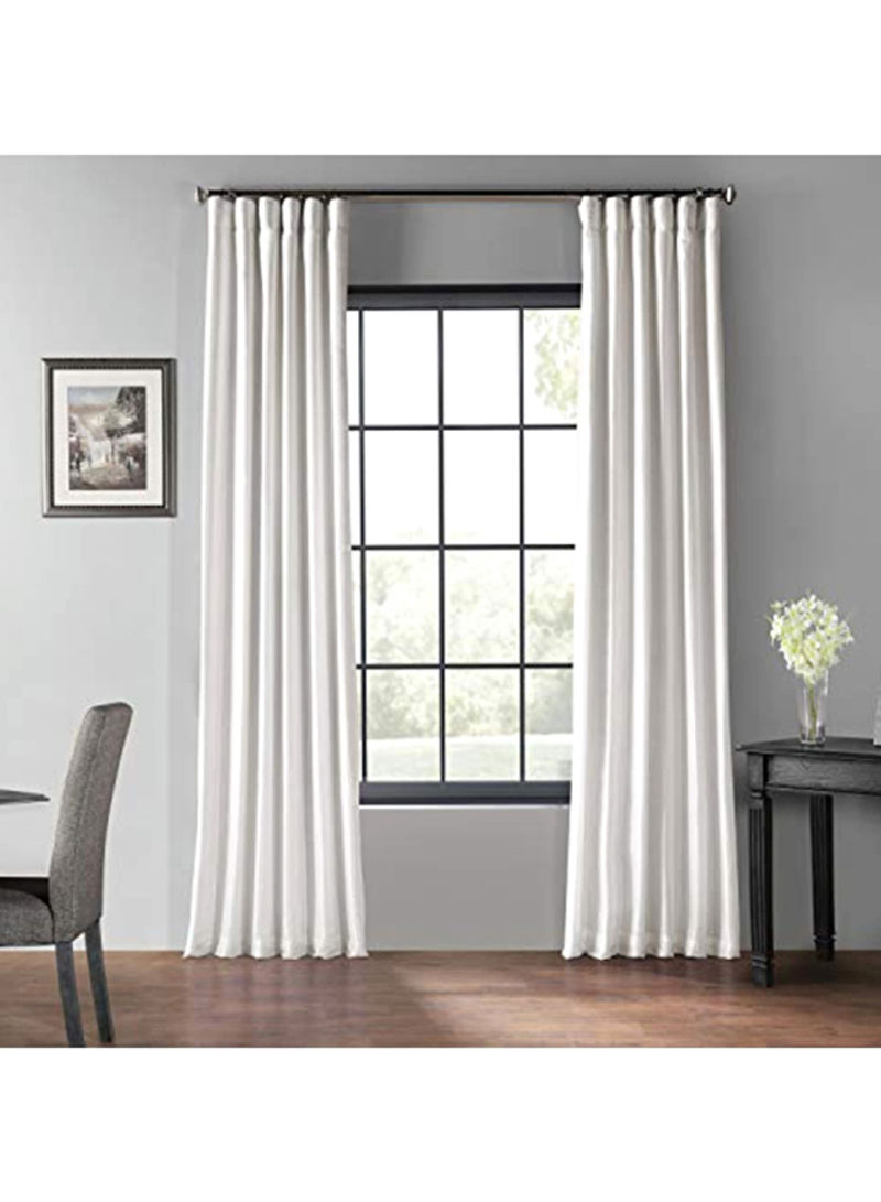 2-Piece Polyester Blackout Curtain Set Ice 50x96inch