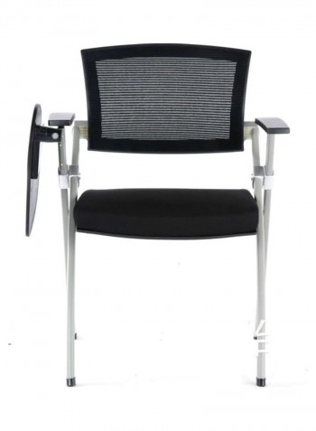 Office Conference Chair with Tablet Black/White