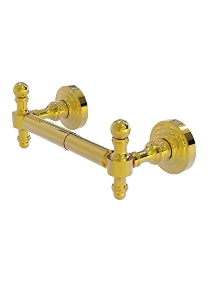 Retro Wave Collection Toilet Paper Holder Gold