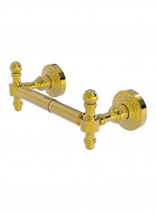 Retro Wave Collection Toilet Paper Holder Gold