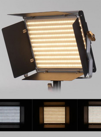 Professional LED Dimmable Lighting Kit With Bag 23.2 x 20centimeter Black