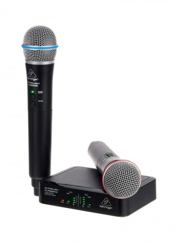 Digital Wireless System With Handheld Microphones And Receiver ULM302MIC Black