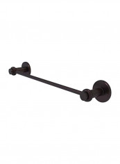 Mercury Collection Twist Accent Towel Bar Black 24inch