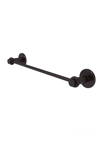 Mercury Collection Twist Accent Towel Bar Black 24inch