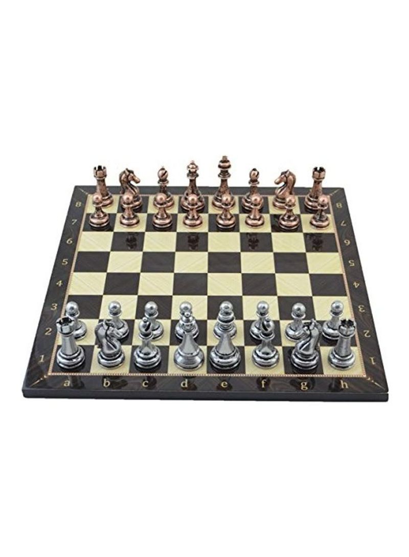 Classic Chess Board with Pieces