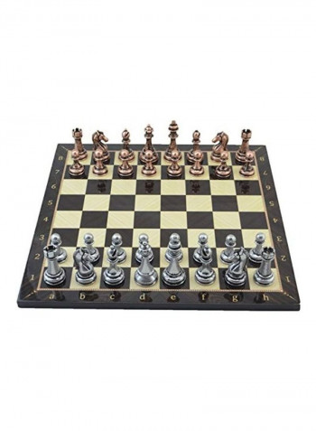 Classic Chess Board with Pieces
