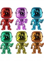 Infinity Stones Thanos Chrome Vinyl Figure (Set of 6) 4 x 15inch